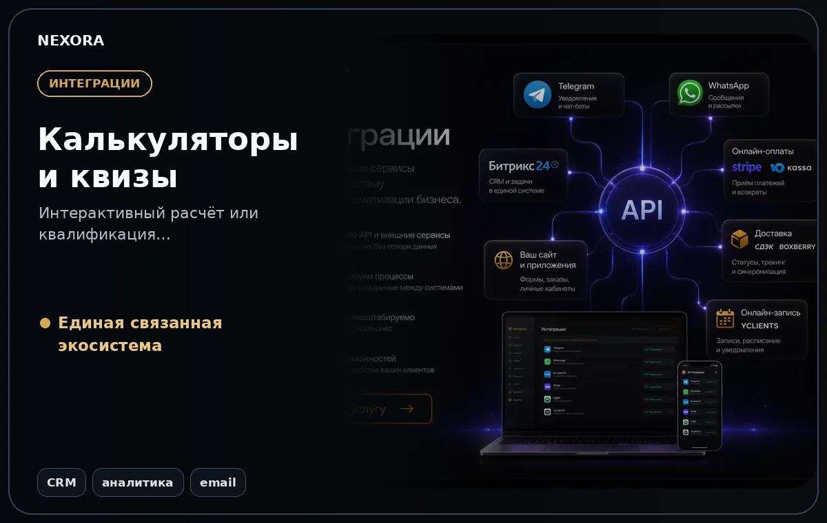 Калькуляторы и квизы — инструменты и сценарий услуги